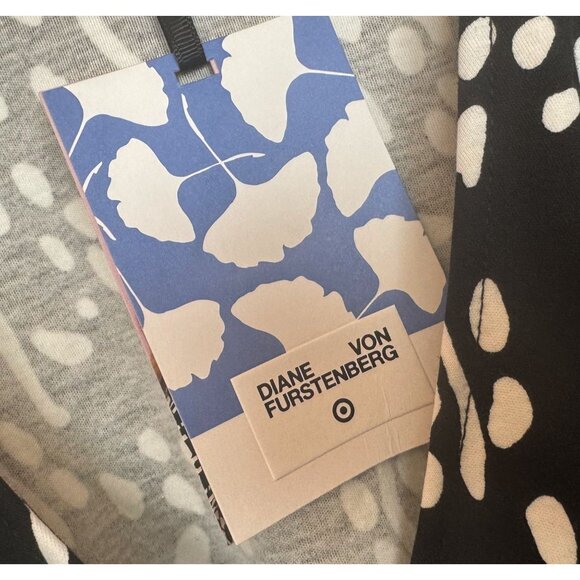 DIANE VON FURSTENBERG x Target DVF Wrap Dress Midi Sz XL NEW NWT - Picture 6 of 8